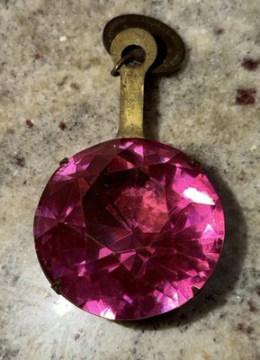 RARE! Novagem Tower of Jewels PPIE 1915 Expo -  Pink Rose - WITH TAG -1 7/8 Inch
