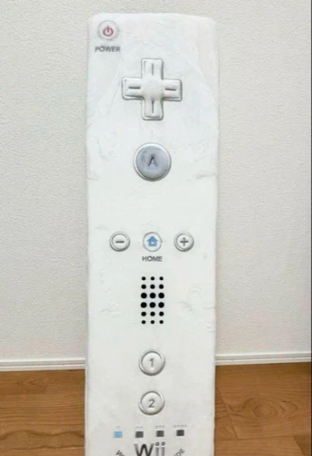 Nintendo Museum Kyoto LIMITED Wii Controller Plush dOll  Big Cushion Japan