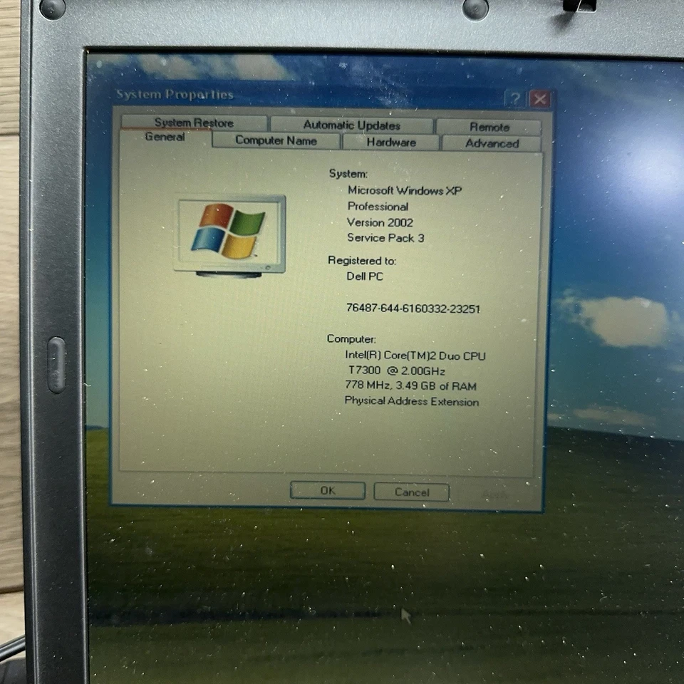 Laptop Dell D620 / 2,00 GHz / 4 GB / Windows XP / WIFI / DVD / ¡Muy rápida! RS232! Foto 4 de 4