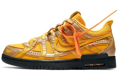 Nike Air Rubber Dunk 'Off-White University Gold' - CU6015-700 Shoes  Ship Now