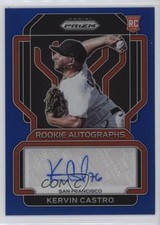 2022 Panini Prizm Rookie Auto Blue Prizm 27/149 Kervin Castro #RA-KC Auto 1ek2