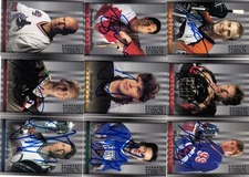 97 Donruss Studio SET 95X Auto Signatures Gretzky Yzerman Roy Jagr Brodeur Hull