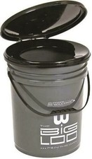 Outdoor Revolution The Big Loo Camping Portable Toilet Bucket Portable Loo Grey