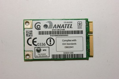 Dell XPS M1530 Wifi Modul Card D23031-005 ANATEL #2425