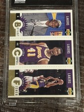 1996-97 Collector's Choice Los Angeles Lakers #L1 Kobe Bryant (Cambell & Fisher)