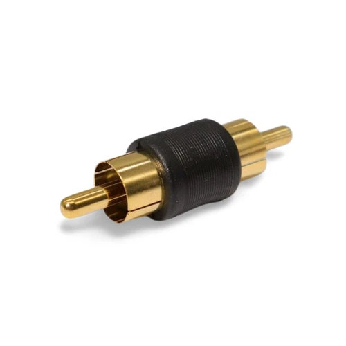RCA-Male to RCA-Male Adapter Gold 2-Pack