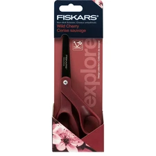 Fiskars Explore Collection Non-Stick Designer Scissors: 8 inch / 1-pack Wild Che