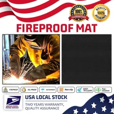 7.9"x7.9" Fireproof Reusable Under Grill Mats For outdoor grills or Desktop&More