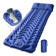 MEETPEAK Camping Sleeping Pad, Extra Thickness 3.9 Inch Inflatable Mat with
