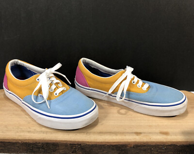Vans Unisex Skate Shoes Multicolor Lace Up Low Top Men's 8.5 / Women's 10