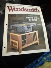 Woodsmith Magazine Vol.18 No. 107 Roll-Around Table Saw Stand!