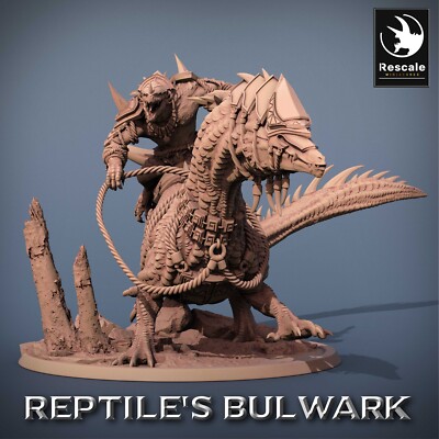 Echsenmenschen Reiter C1 - Reptiles Bulwark - Lord Of The Print - 28mm Tabletop