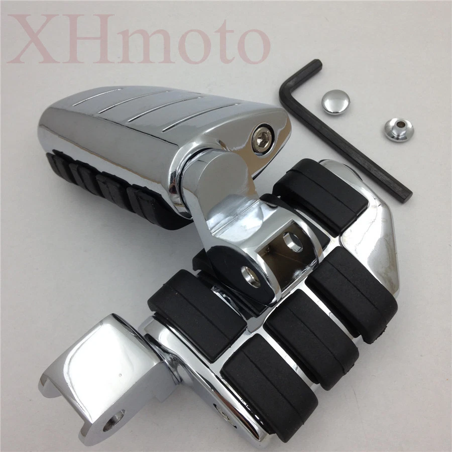 Rubber Front Foot Pegs for HONDA GoldWing GL1500 ACE 1100 Tourer Valkyrie - Image 3 of 4