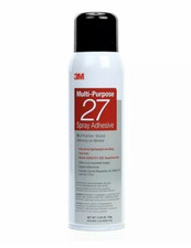 3M Multi-Purpose 27 Spray Adhesive Net WT 13.05 Oz, Lot of 5 Cans