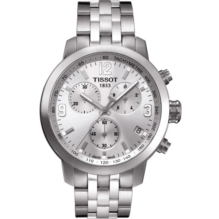 NEW TISSOT T055.417.11.037.00 PRC 200 CHRONOGRAPH MENS WATCH 5 YEAR WARRANTY - image 2 of 4