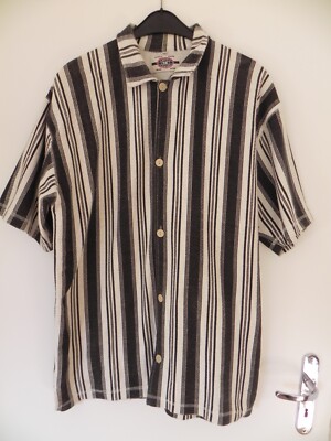 Herrenhemd, Hemd, Kurzarm, Gr. L-Famous Brand, Trade Mark, Basic 3 K System-TOP