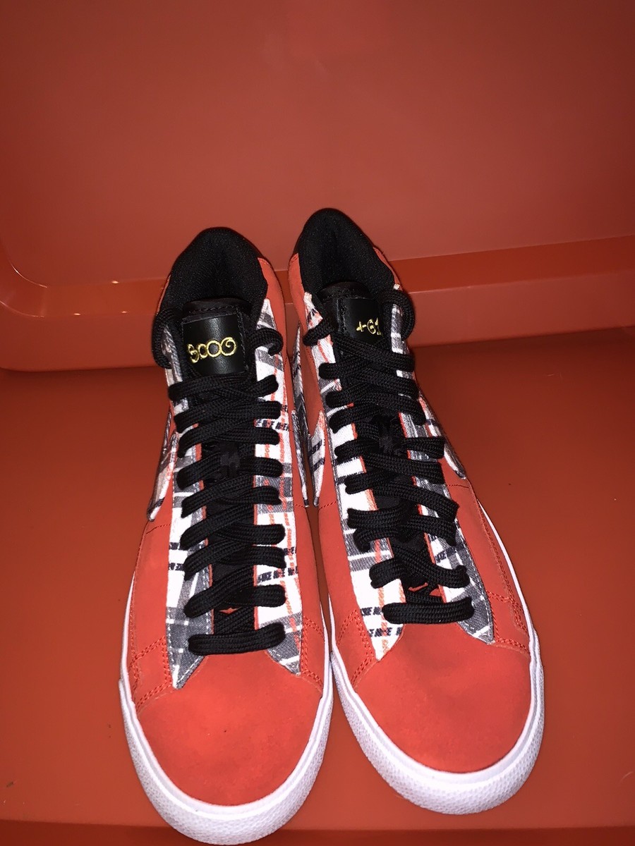 Nike Ben Simmons x Blazer Mid Premium Plaid CJ9782-600 Habanero Red Men\'s Sz 8 Nike Men main image 2