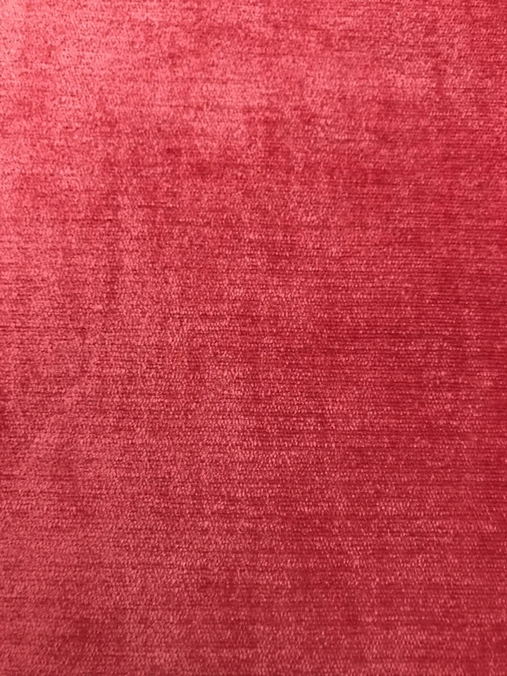 Red Textured Shiny Velvet Fabric BY THE YARD - Image 3 of 4