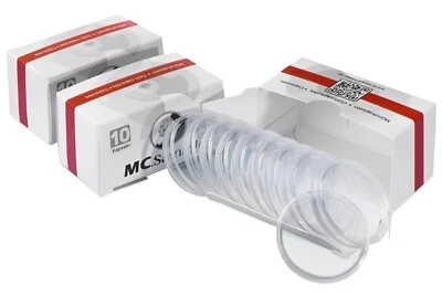 MC SAMMLER MC.Sammler - Münzkapseln 10 Stk Größe wählbar Kapseln für Münzen NEU!