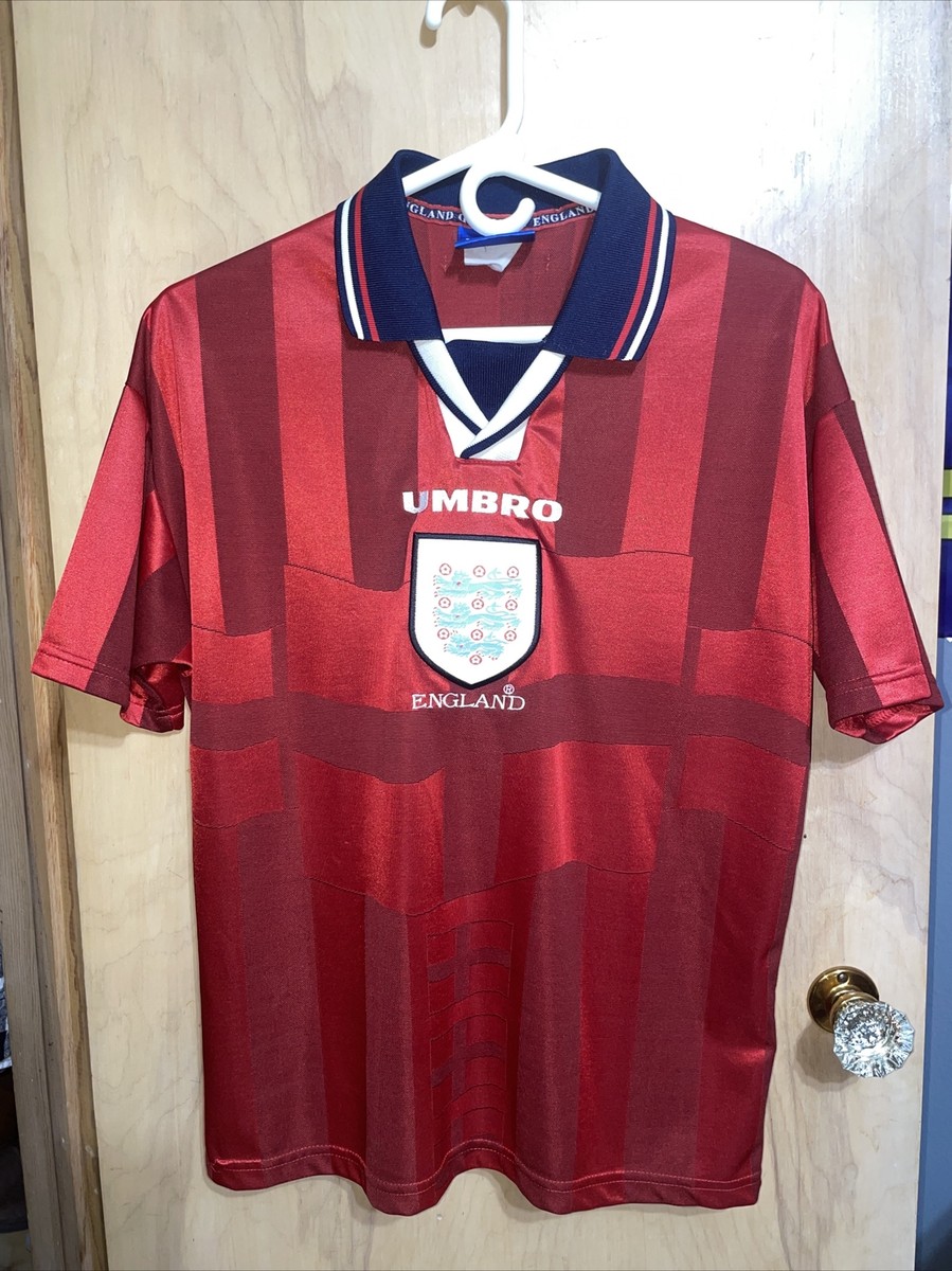Umbro Vintage England 1997/99 Away Soccer Jersey Men's Size