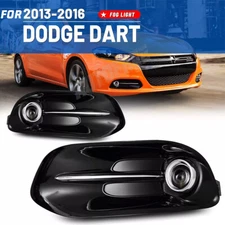 Fog Lights Left and Right Set For 2013-2016 Dodge Dart Driving Bumper Lamps