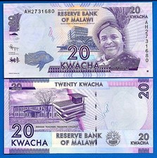 Malawi P-57a 20 Kwacha 2012 Uncirculated Banknote