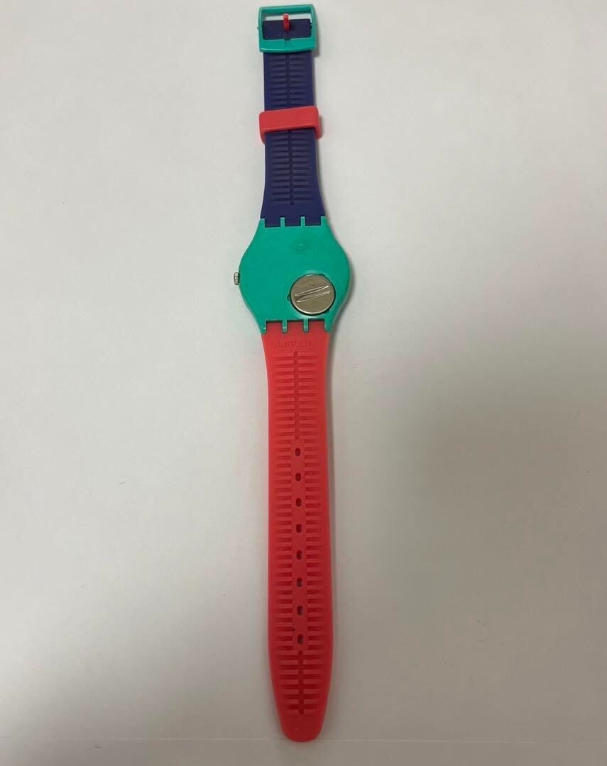 Swatch SHUNBUKIN GG215 Silicone Strap 34mm Battery Swiss