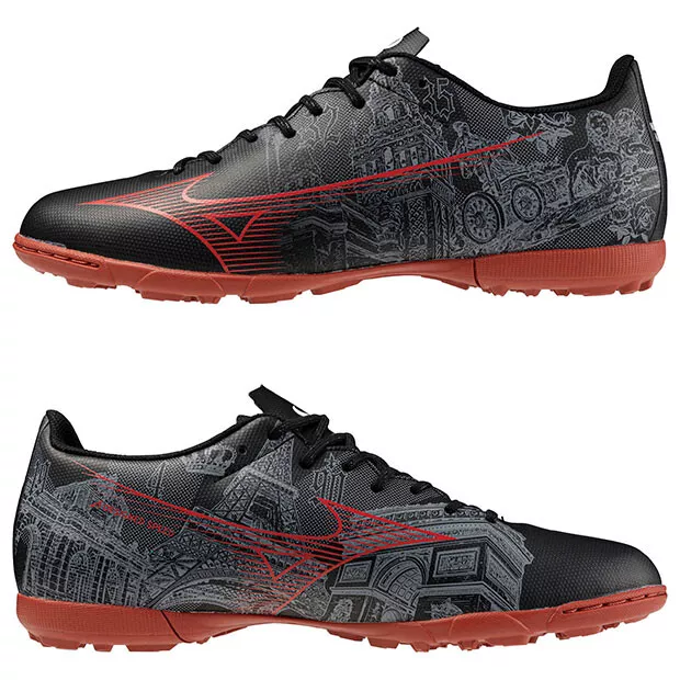 MIZUNO Soccer shoes Mizuno Alpha SR4 SELECT AS P1GD2369 04 Black WIDE NEW!!