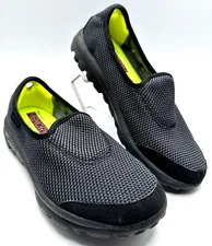 Skechers Go Walk Rival Slip On Size7.5 Black/Gray SN13755