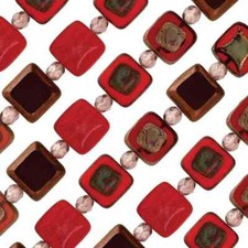 7-inch strand of High-Quality Czech Glass Beads - Table cut mixed - CGS205