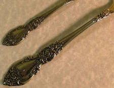 Oneida, 1990 Wordsworth Pattern, Stainless, Glossy, Flowers, Scrolls