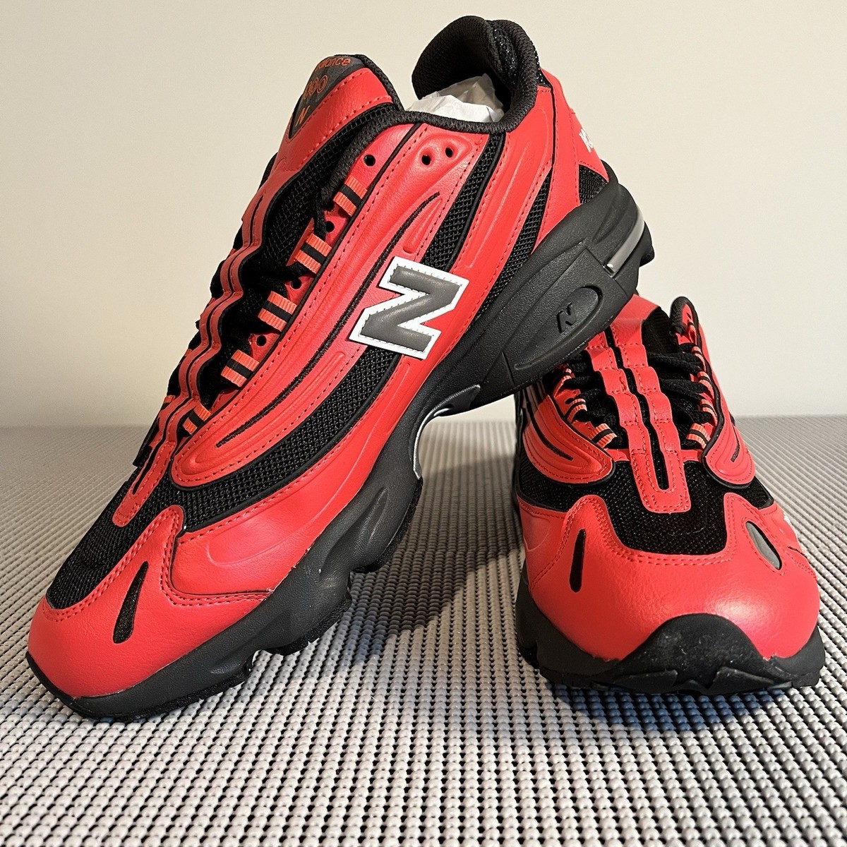 RARE NEW BALANCE 1000 Classics Red Grey Black Running 