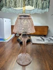 Fenton Heart of America Carnival Glass Association 1981 Pink Carnival Fairy Lamp