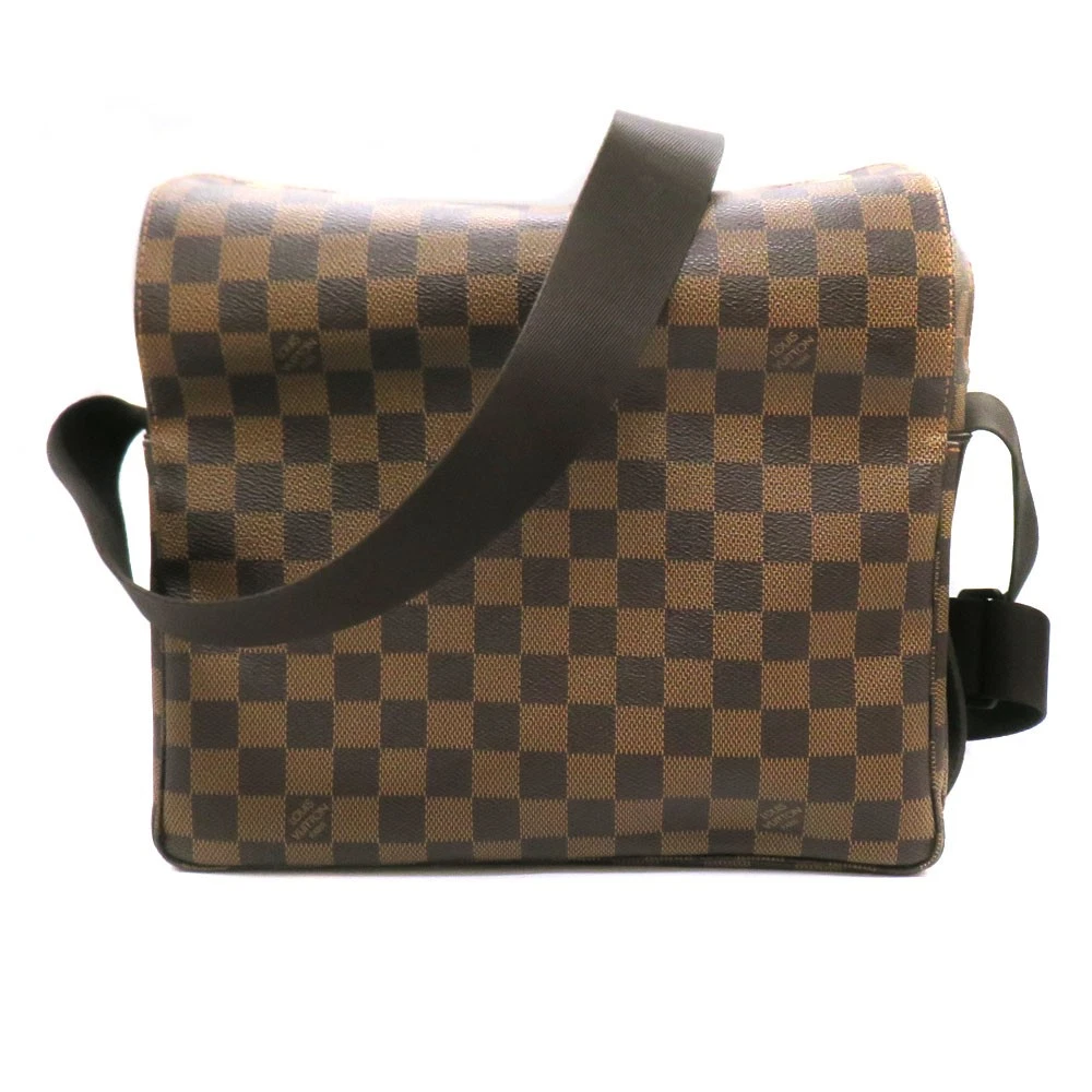 Vuitton — Louis Vuitton Naviglio N45255 Coated Canvas Shoulder Bag Women's #KNB1375