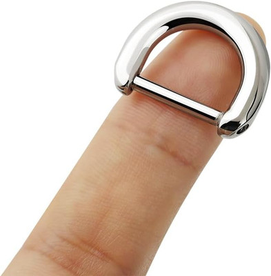 4Pcs D Ring with Closing Screw  Screw Shackle Key U Shape D Rings Holder Horsesh