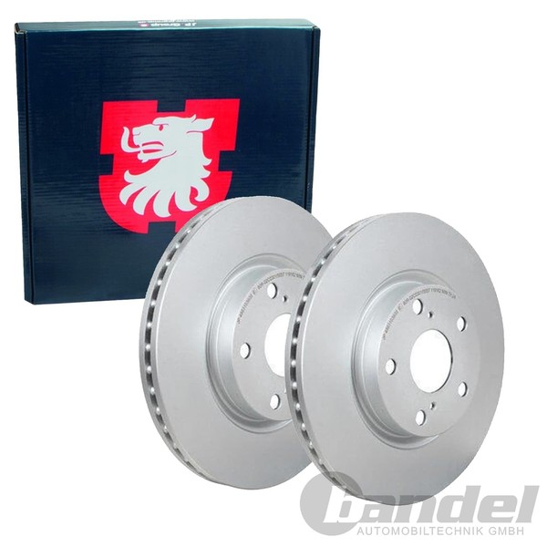 2X Jp Group Bremsscheiben Ø295Mm BelÜFtet Vorne Passend FüR Toyota Avensis-image