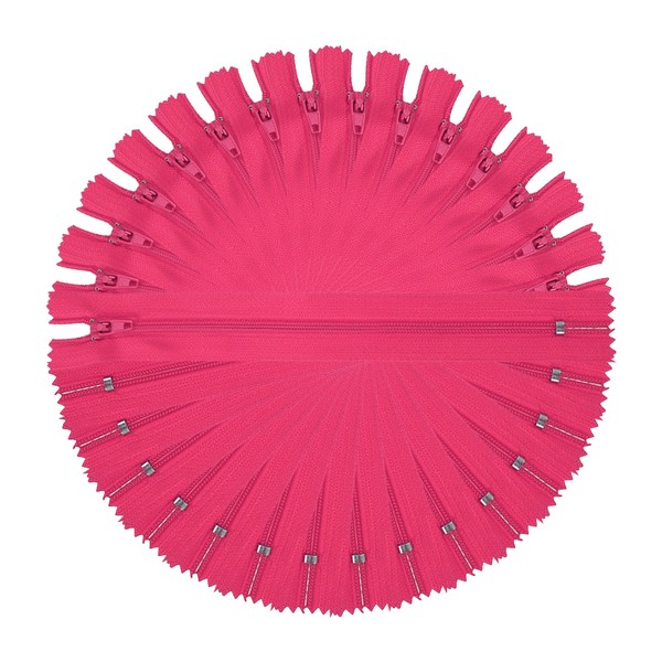 9-Zoll Nylon-SpiralreißVerschlüSse, #3 Rosenrot, Packung Mit 15 FüR NäHen-image