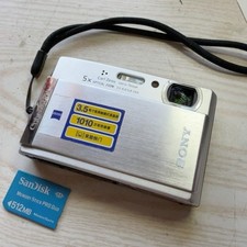Sony Cyber-shot DSC-T300 10.1MP Digital Camera 5x Zoom 3.5" Touchscreen silver