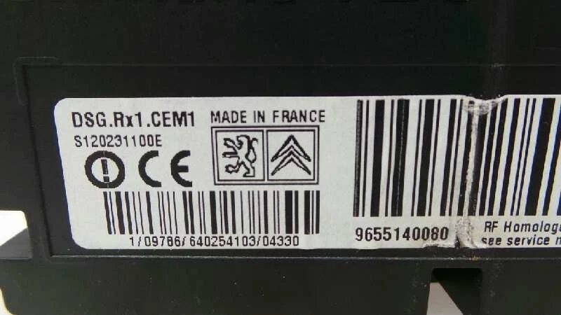 9655140080 ELECTRONIC MODULE / 9655140080 / 882924 FOR CITROËN C5 II RC_ 1.6 H - Image 3 of 4