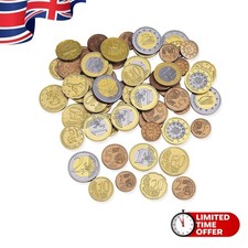 Learning Resources Euro Coins Set of 100 - Realistic Money Recognition Tool