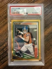 Bo Nix 2025 Score #253 Dots Gold Parallel /499 PSA 9 MINT RC Denver Broncos