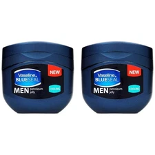 Vaseline Blue Seal Men Cooling Petroleum Jelly, 3.38oz (100ml) (Pack of 2)