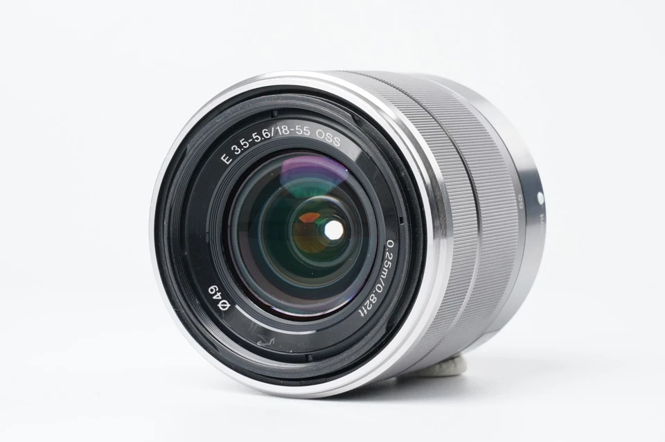 [Exc+++] SONY SEL1855 18-55mm f/3.5-5.6 OSS E-Mount Lens Silver #3028A - image 4 of 4