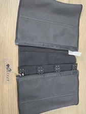 Yianna Women’s Waist Trainer Cincher Corset 2XL Black Latex Underbust NWT XXL