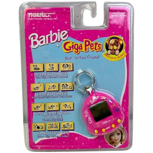 Barbie Giga Pets Precious Puppy Virtual Friend Tiger Electronics 1997 New Sealed