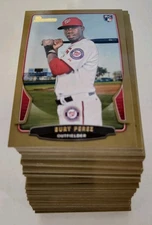 2013 Bowman Gold Parallel Baseball Set Lot (116 Cards) PL167