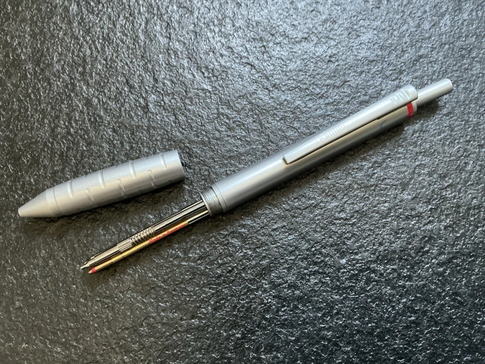 Rotring Klassiker Multipen Axtension Trio Pen 0,5 mm Bleistift + 2x Kuli - Bild 2 von 4