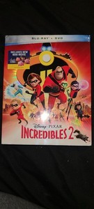 Incredibles 2 Blu-Ray, DVD Digital with Slipcover PREOWNED EXCELLENT CONDITION 