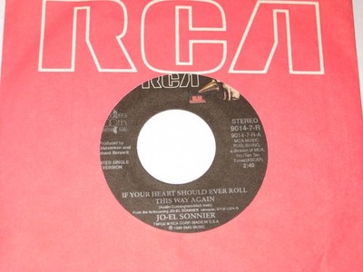 Jo-El Sonnier - If Your Heart Should Ever Roll This Way Again (7'') (Very Good Pl