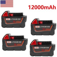 For Milwaukee M18 12AH 18V Extended Capacity Battery Li-Ion XC M18B5 48-59-1848